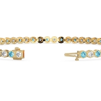 Mystery Crown Tennis Bracelet