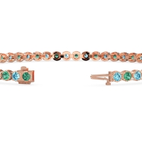 Mystery Crown Tennis Bracelet