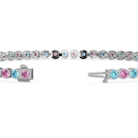 Mystery Crown Tennis Bracelet
