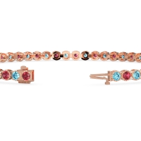 Mystery Crown Tennis Bracelet