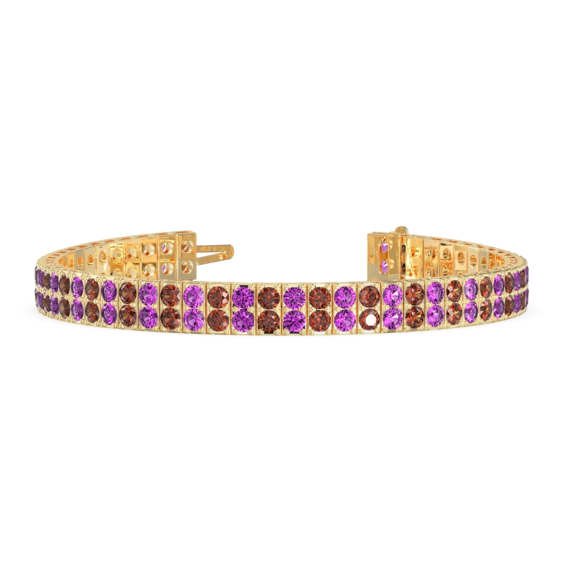 Double Row Tennis Bracelet