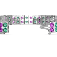 Double Row Tennis Bracelet