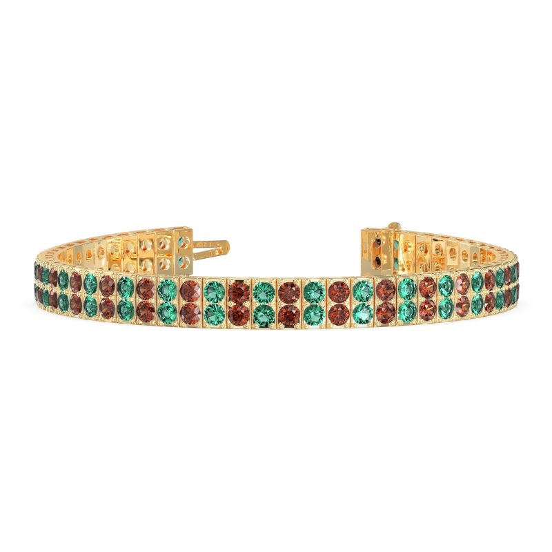 Double Row Tennis Bracelet