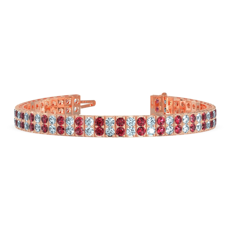 Double Row Tennis Bracelet