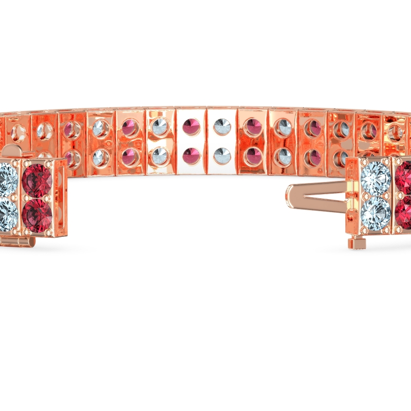 Double Row Tennis Bracelet