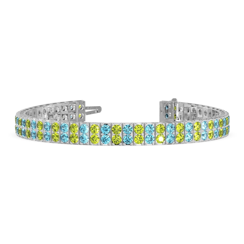 Double Row Tennis Bracelet