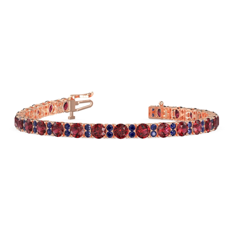 Double Stacked Tennis Bracelet