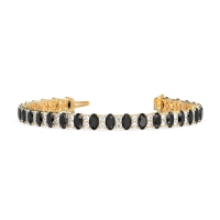Oval and Round Tennis Bracelet