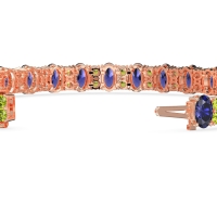 Oval and Round Tennis Bracelet