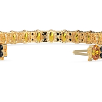 Oval and Round Tennis Bracelet