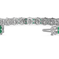 Oval and Round Tennis Bracelet