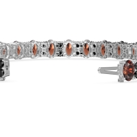 Oval and Round Tennis Bracelet