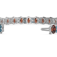 Oval and Round Tennis Bracelet
