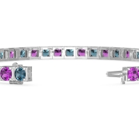Classic Box Setting Tennis Bracelet