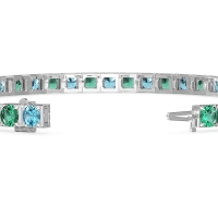 Classic Box Setting Tennis Bracelet