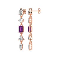 Multi-Shape Dangling Earrings