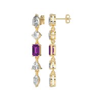 Multi-Shape Dangling Earrings