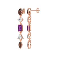 Multi-Shape Dangling Earrings