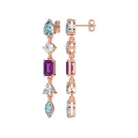 Multi-Shape Dangling Earrings