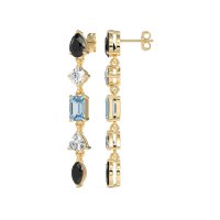 Multi-Shape Dangling Earrings