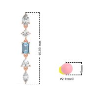 Multi-Shape Dangling Earrings