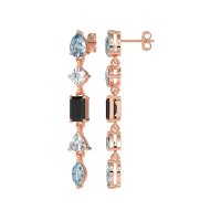 Multi-Shape Dangling Earrings