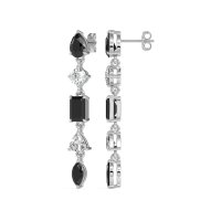 Multi-Shape Dangling Earrings