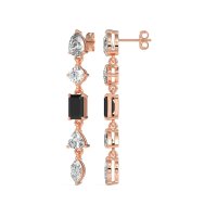 Multi-Shape Dangling Earrings