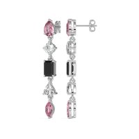 Multi-Shape Dangling Earrings