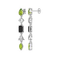 Multi-Shape Dangling Earrings
