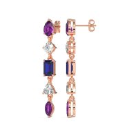 Multi-Shape Dangling Earrings