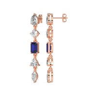 Multi-Shape Dangling Earrings