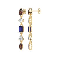 Multi-Shape Dangling Earrings