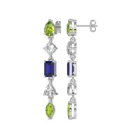 Multi-Shape Dangling Earrings