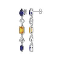 Multi-Shape Dangling Earrings
