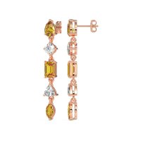 Multi-Shape Dangling Earrings