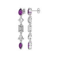 Multi-Shape Dangling Earrings