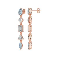 Multi-Shape Dangling Earrings