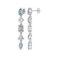 Multi-Shape Dangling Earrings