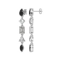 Multi-Shape Dangling Earrings