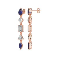 Multi-Shape Dangling Earrings