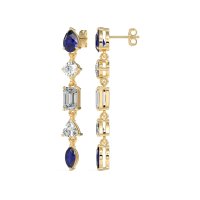 Multi-Shape Dangling Earrings