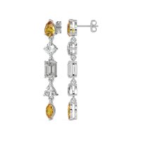 Multi-Shape Dangling Earrings