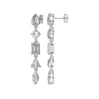 Multi-Shape Dangling Earrings