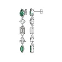 Multi-Shape Dangling Earrings