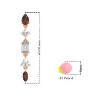 Multi-Shape Dangling Earrings