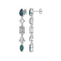 Multi-Shape Dangling Earrings