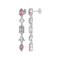 Multi-Shape Dangling Earrings