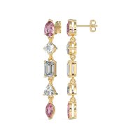 Multi-Shape Dangling Earrings