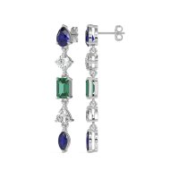 Multi-Shape Dangling Earrings
